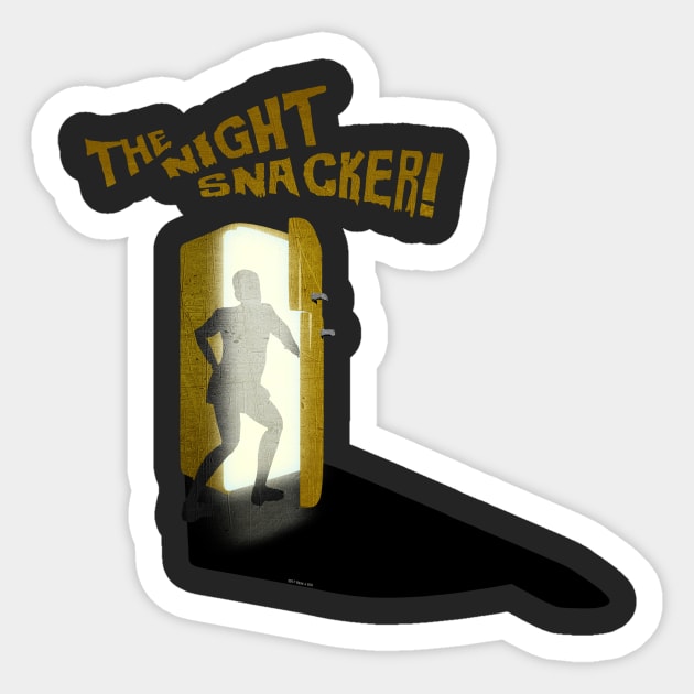 The Night Snacker (Munchies) Sticker by RyanJGillDesigns